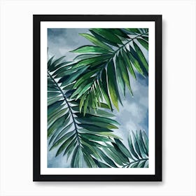 Palm Leaves 2 Art Print