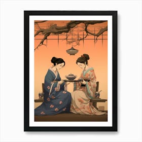 Tea Ceremony Japanese Style 6 Art Print