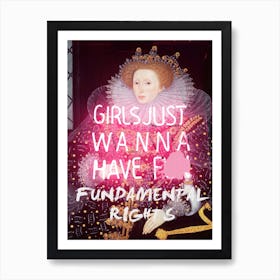 Rights For Women Art Print