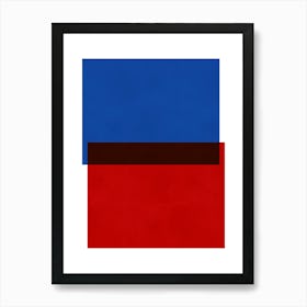 Modern and conceptual geometric 1 Art Print