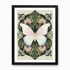 Butterfly Style William Morris 1 Art Print