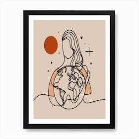 Earth Day Concept Art Print