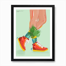 In Her Shoes Art Print