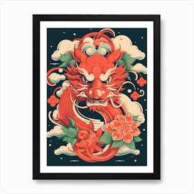 Chinese New Year Dragon Traditional Chinese Style 7 Art Print