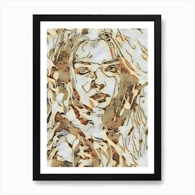 Portrait Of A Woman 58 Art Print