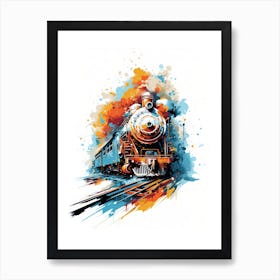 Train Painting Art Print