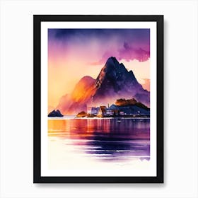 Lofoten Islands, Norway Sunset 2 Art Print