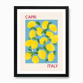 Lemons Art Print