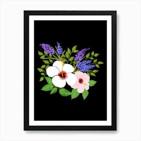 Hibiscus Flowers Art Print