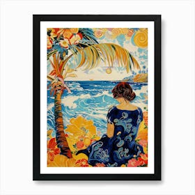 Hawaiian Girl 4 Art Print