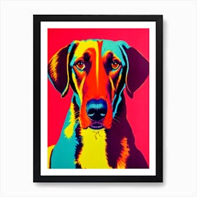 Saluki Andy Warhol Style Dog Art Print