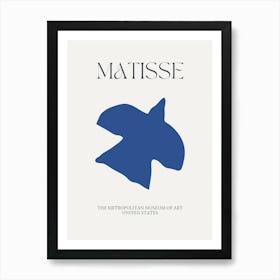 Matisse Blue Bird Cutouts Art Print