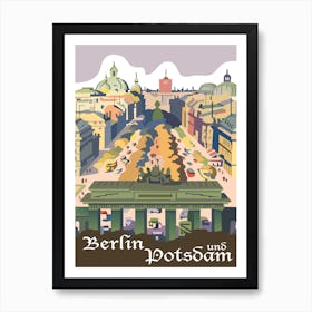 Berlin And Potsdam Art Print