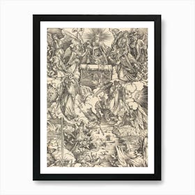 The Opening of the Seventh Seal, From the Apocalypse Series - Albrecht Dürer, 1511 in Remastered HD Art Print