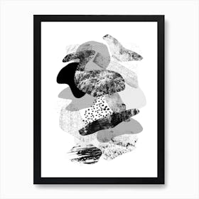 Rock Balancing Art Print