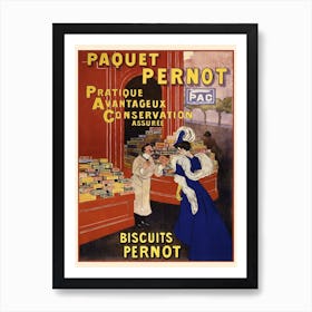 Vintage Advertisement Poster Pernot Art Print