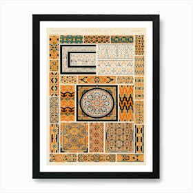 Vintage Pattern Illustration, Owen Jones                                            Art Print