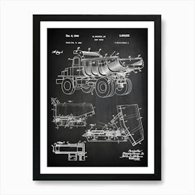 Dump Truck Print Dump Truck Poster Dump Truck Patent Art Dump Truck Blueprint Dump Truck Patent Construction Truck Decor Cc5321 Art Print