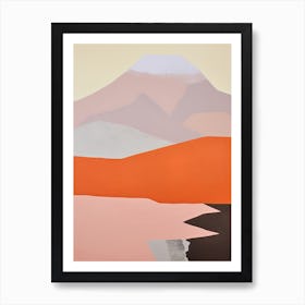 Atacama Desert   South America (Chile), Contemporary Abstract Illustration 3 Art Print