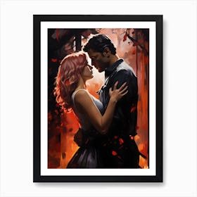 Stellar Love Unique Illustrations Art Print