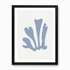 Abstract Plant- Bl02 Art Print