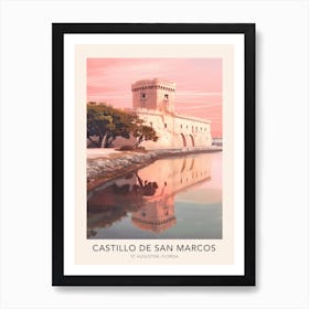 Castillo De San Marcos St Augustine Travel Poster Art Print