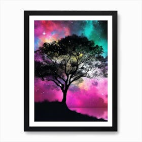Tree In The Sky 5 Art Print