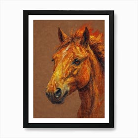 Horse'S Head 1 Art Print