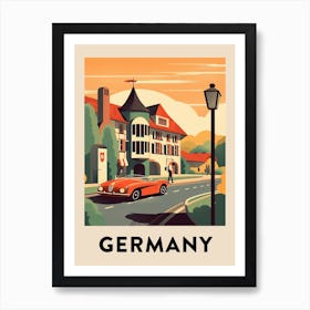 Vintage Travel Poster Germany 3 Art Print