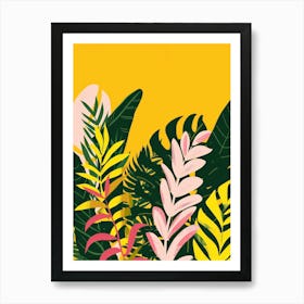 Tropical Background 15 Art Print