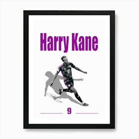 Harry Kane Minimalist 1 Art Print