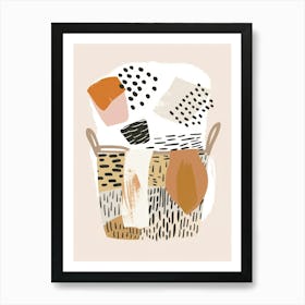 Basket Print Art Print