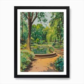 Belsize Park London Parks Garden 1 Painting Art Print