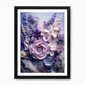 Lilac Flowers Art Print