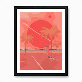 Ride To The Beach Art Print