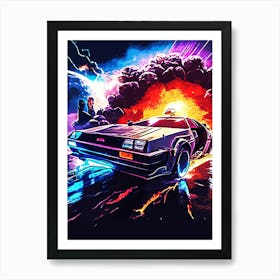 Back To The Future 2 Art Print