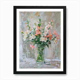 A World Of Flowers Freesia 2 Painting Art Print