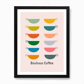 Bauhaus Coffee Art Print