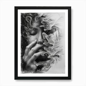 'Smoke' 5 Art Print