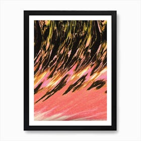 Abstract Science Fantasy Fiction Waves Art Print