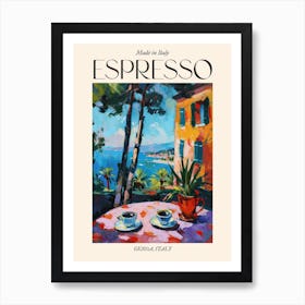 Genoa Espresso Made In Italy 4 Poster Art Print