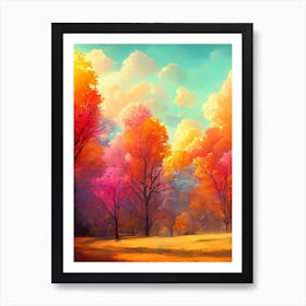 Autumn Landscape Art Print