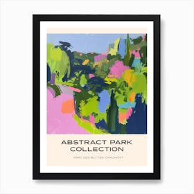 Abstract Park Collection Poster Parc Des Buttes Chaumont Paris 6 Art Print