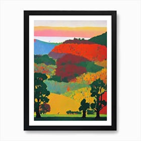 Ranthambore National Park India Abstract Colourful Art Print