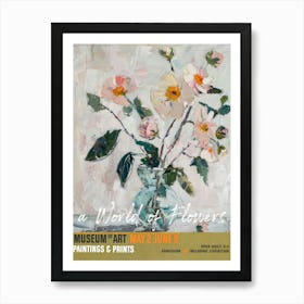 A World Of Flowers, Van Gogh Exhibition Cosmos 4 Art Print