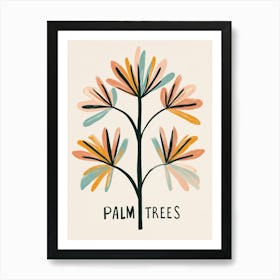 Palm Trees No 3 Art Print