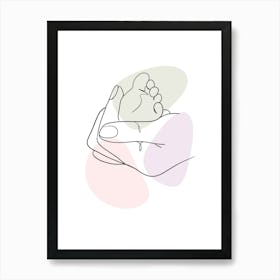 Baby'S Foot Mothers day 1 Art Print