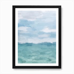 Ocean Clouds Art Print