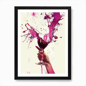 Glass Of Wine 2 Art Print