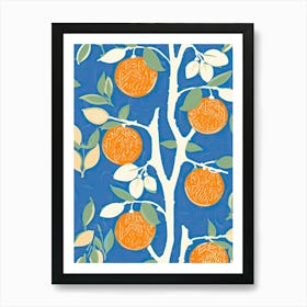 Orange Illustration 6 Art Print